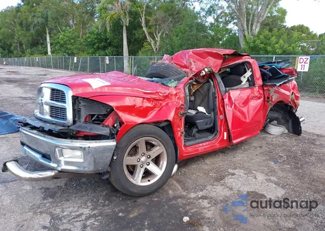 2012 Ram 1500 Slt из США, поврежденный, VIN 1C6RD6LT4CS159382